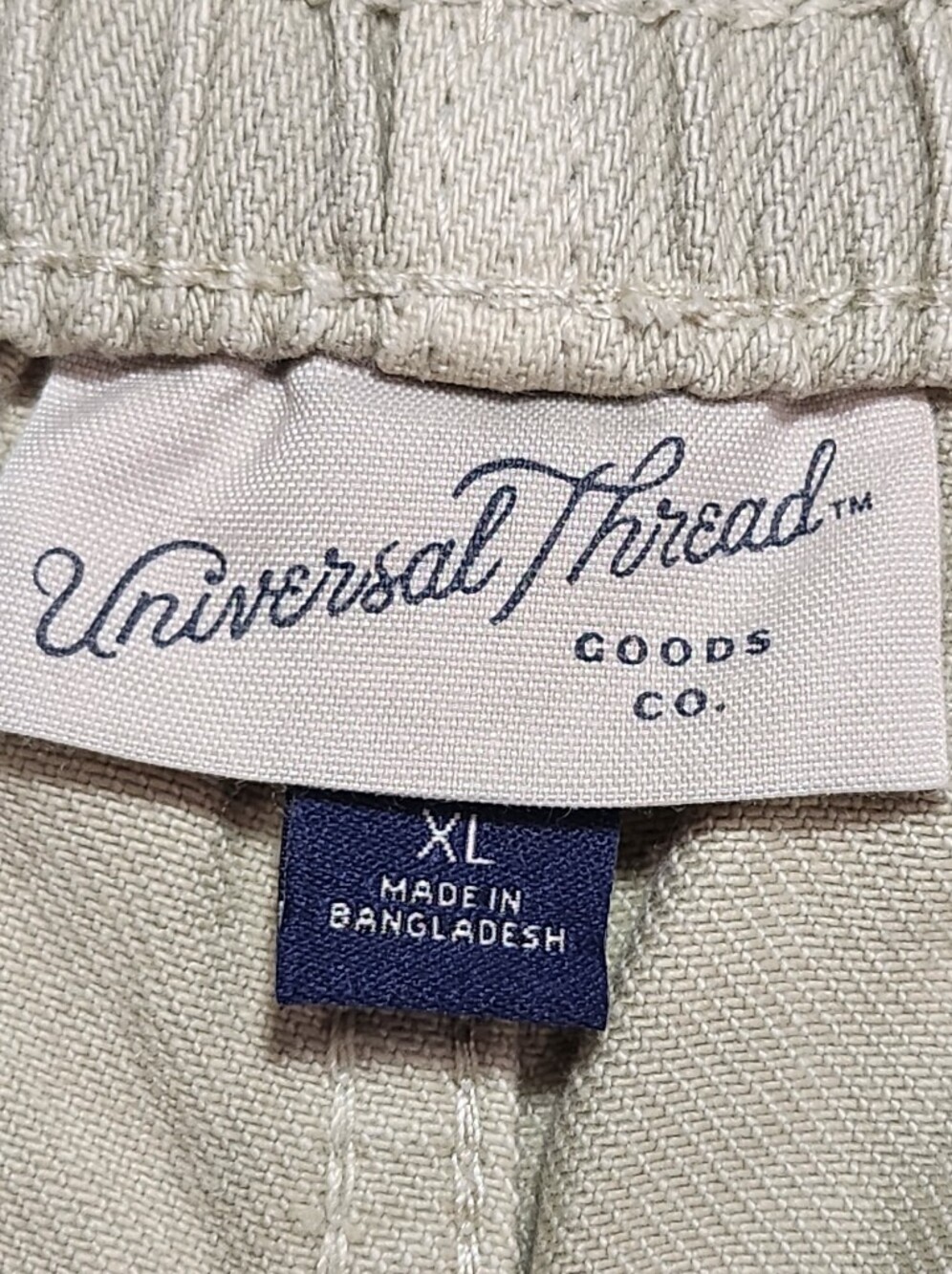 Universal Thread High-Rise Wide-Leg Cargo Pull-On Pants Khaki Green XL NWT - Picture 10 of 15